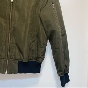 Green Bomber Jacket